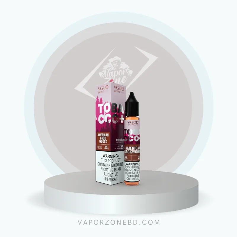 Vgod Tobacco Plus American Backwoods NicSalt